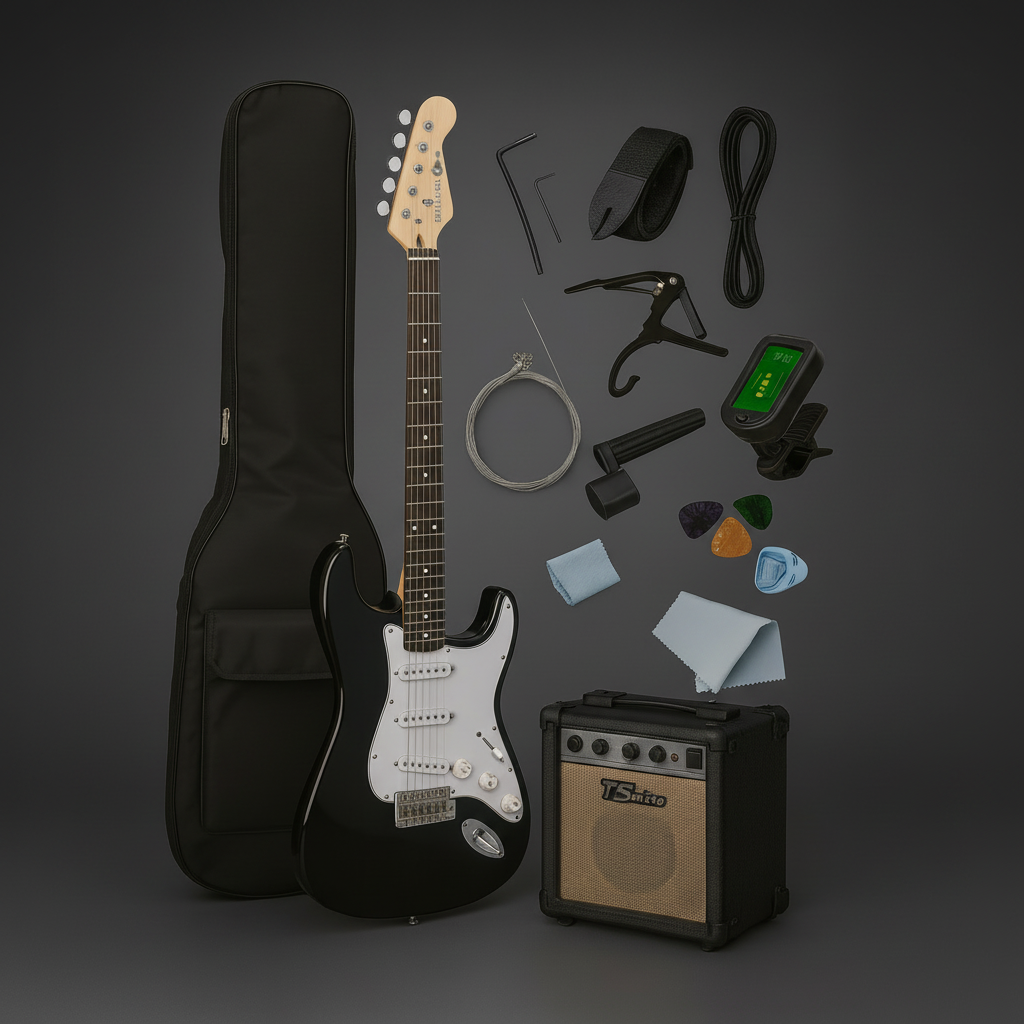 Complete Electric Guitar Pack with Amplifier